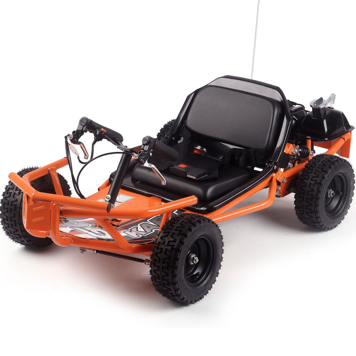 MotoTec Sandman Kids Gas Powered 49cc Go Kart - Orange