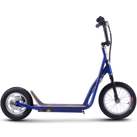MotoTec Groove 36v 350w Big Wheel Lithium Electric Scooter - Blue