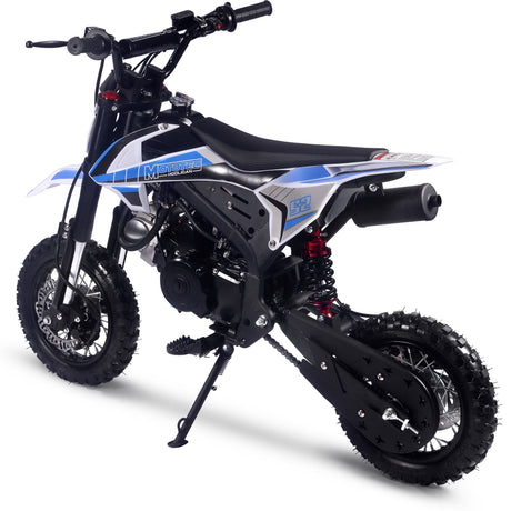 MotoTec - Hooligan 72cc 4-Stroke Gas Dirt Bike Blue