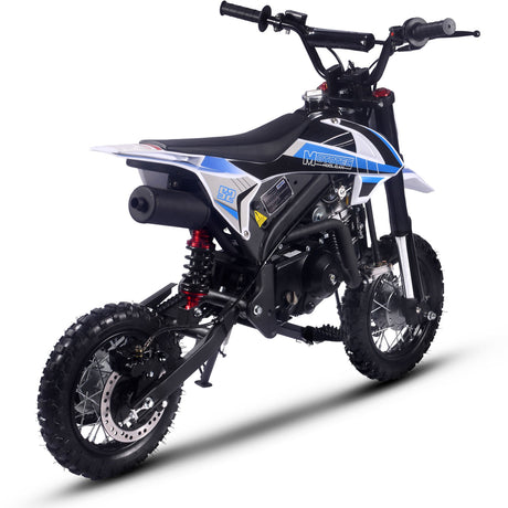 MotoTec - Hooligan 72cc 4-Stroke Gas Dirt Bike Blue