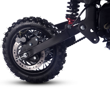 MotoTec - Hooligan 72cc 4-Stroke Gas Dirt Bike Blue