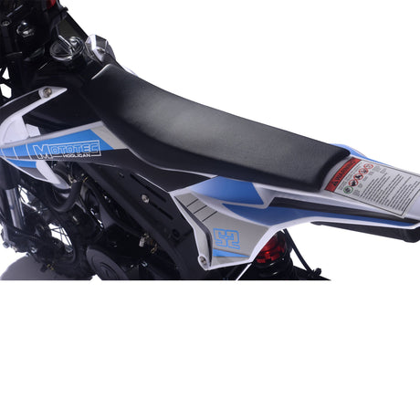 MotoTec - Hooligan 72cc 4-Stroke Gas Dirt Bike Blue