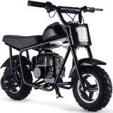 MotoTec Urchin 49cc 2-Stroke Kids Gas Mini Bike - Black