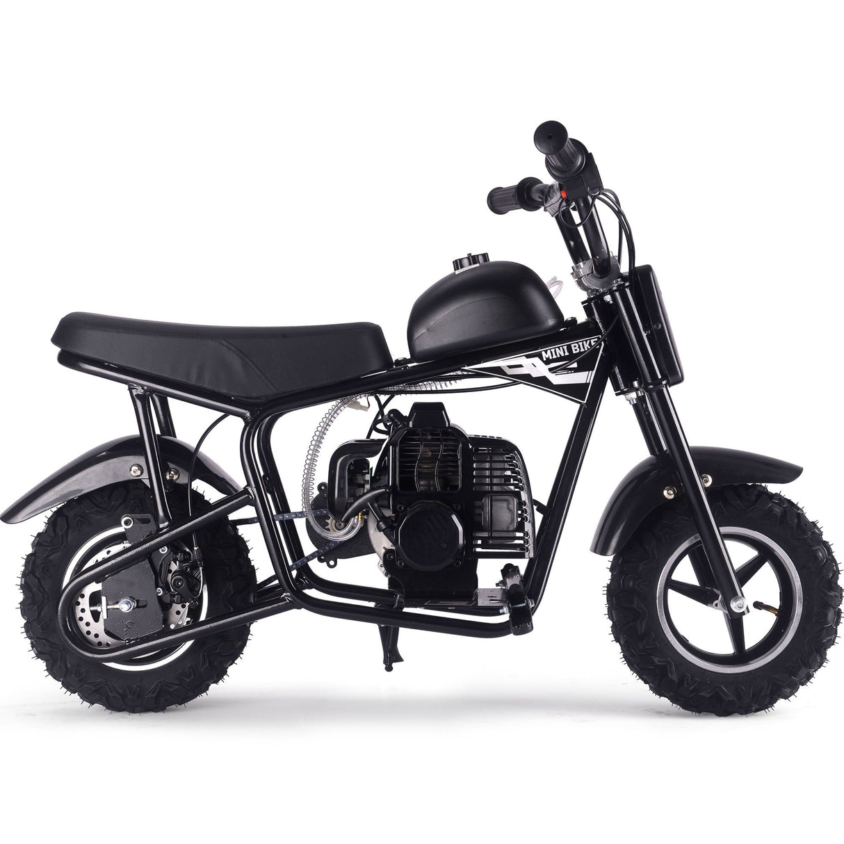 MotoTec Urchin 49cc 2-Stroke Kids Gas Mini Bike - Black