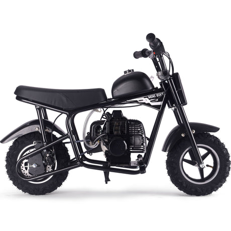 MotoTec Urchin 49cc 2-Stroke Kids Gas Mini Bike - Black