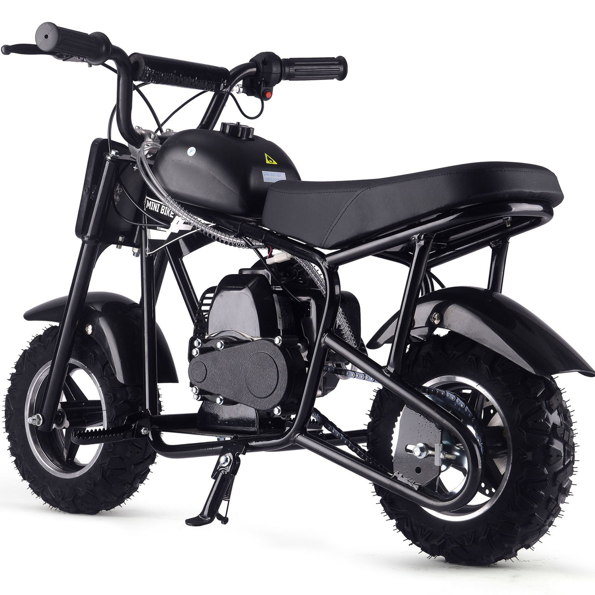 MotoTec Urchin 49cc 2-Stroke Kids Gas Mini Bike - Black