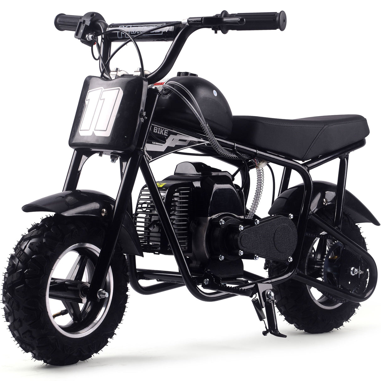 MotoTec Urchin 49cc 2-Stroke Kids Gas Mini Bike - Black