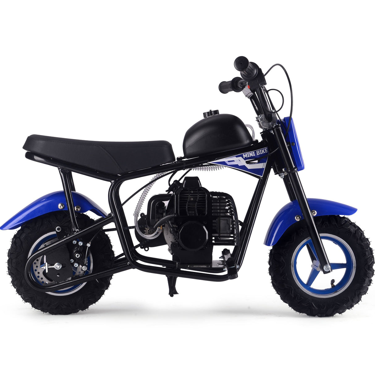 MotoTec Urchin 49cc 2-Stroke Kids Gas Mini Bike - Blue