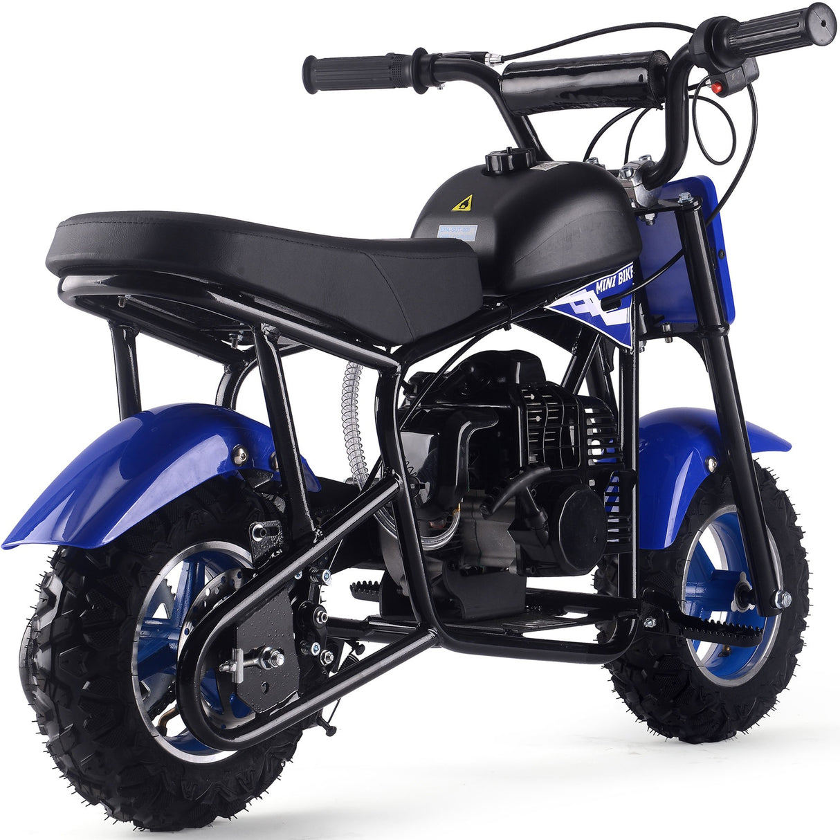 MotoTec Urchin 49cc 2-Stroke Kids Gas Mini Bike - Blue