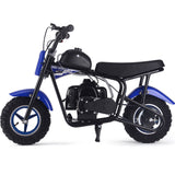 MotoTec Urchin 49cc 2-Stroke Kids Gas Mini Bike - Blue