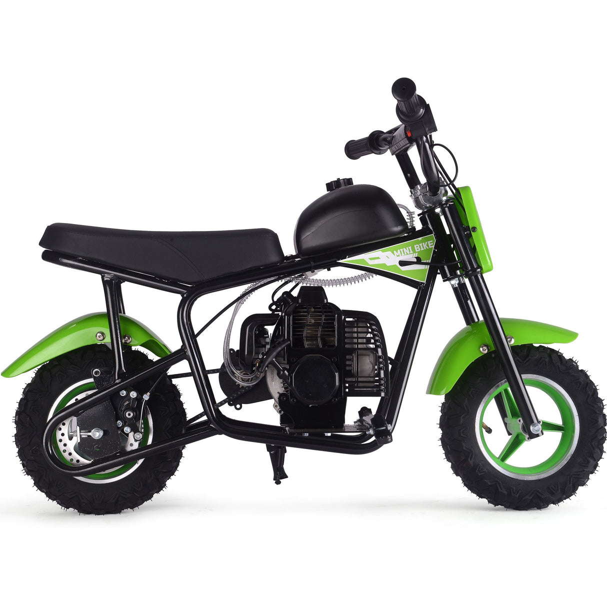 MotoTec Urchin 49cc 2-Stroke Kids Gas Mini Bike - Green