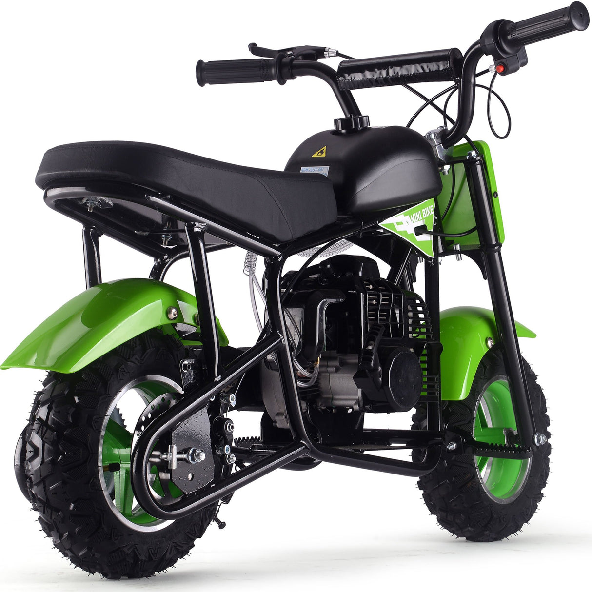 MotoTec Urchin 49cc 2-Stroke Kids Gas Mini Bike - Green