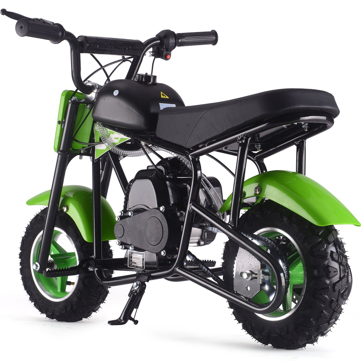 MotoTec Urchin 49cc 2-Stroke Kids Gas Mini Bike - Green