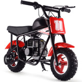 MotoTec Urchin 49cc 2-Stroke Kids Gas Mini Bike - Red