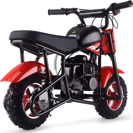MotoTec Urchin 49cc 2-Stroke Kids Gas Mini Bike - Red