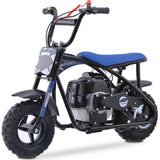MotoTec Bandit 52cc 2-Stroke Kids Gas Mini Bike - Blue