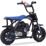 MotoTec Bandit 52cc 2-Stroke Kids Gas Mini Bike - Blue