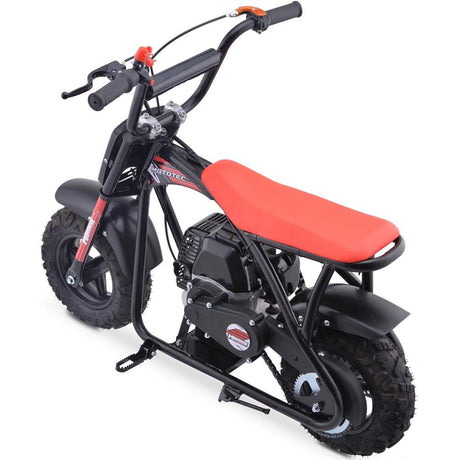 MotoTec Bandit 52cc 2-Stroke Kids Gas Mini Bike - Red