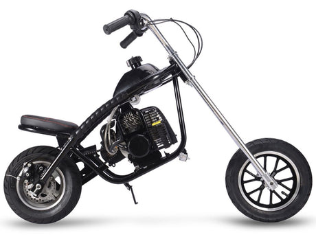 MotoTec 49cc Gas Mini Chopper - Black