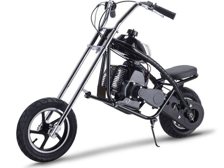MotoTec 49cc Gas Mini Chopper - Black