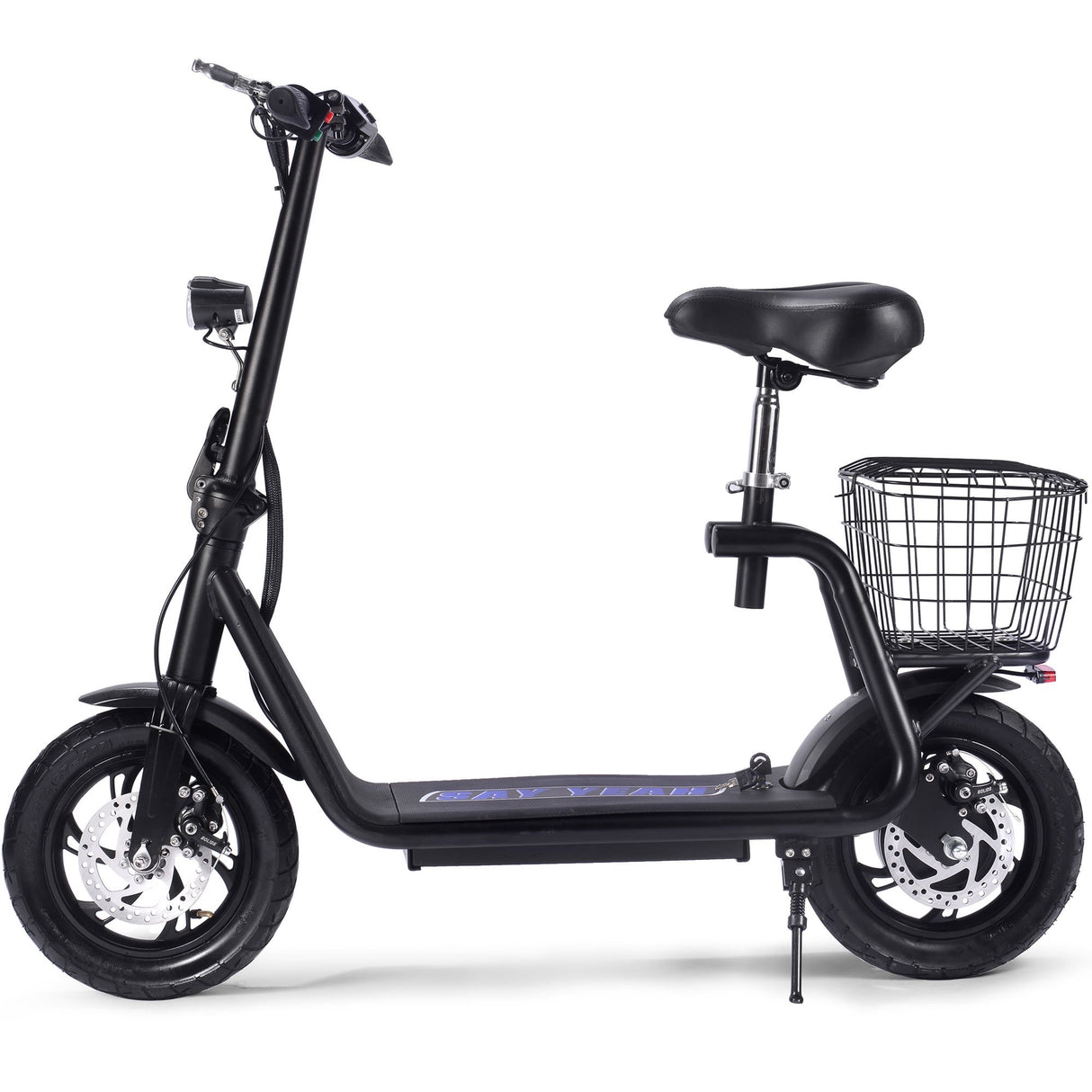 MotoTec - Metro 36v 500w Electric Scooter, Lithium Battery - Black