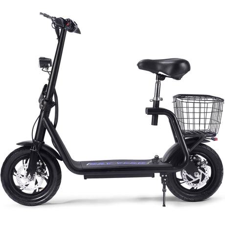 MotoTec - Metro 36v 500w Electric Scooter, Lithium Battery - Black
