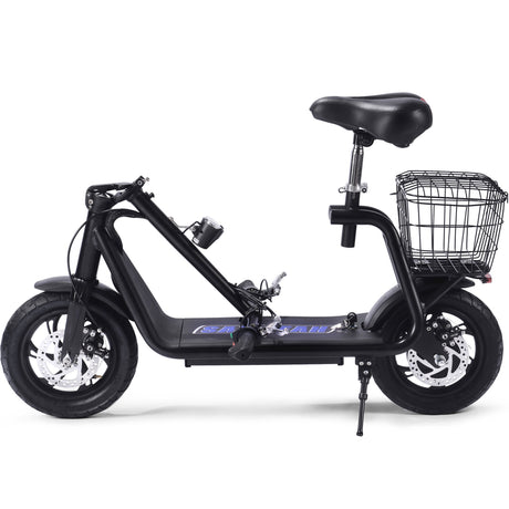 MotoTec - Metro 36v 500w Electric Scooter, Lithium Battery - Black