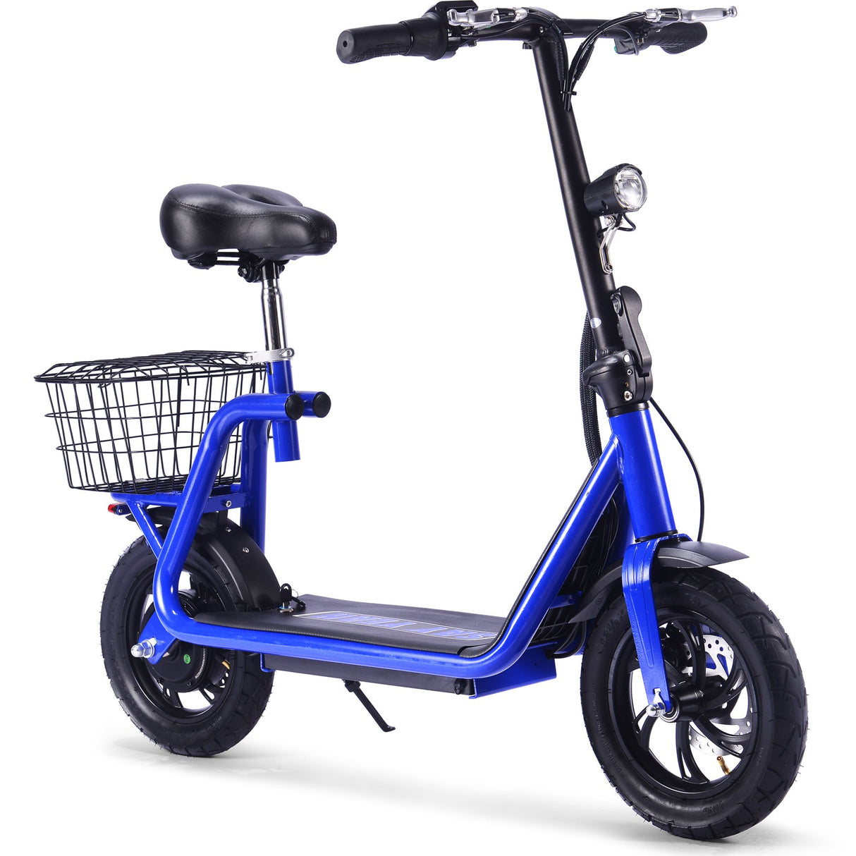 MotoTec - Metro 36v 500w Electric Scooter, Lithium Battery - Blue