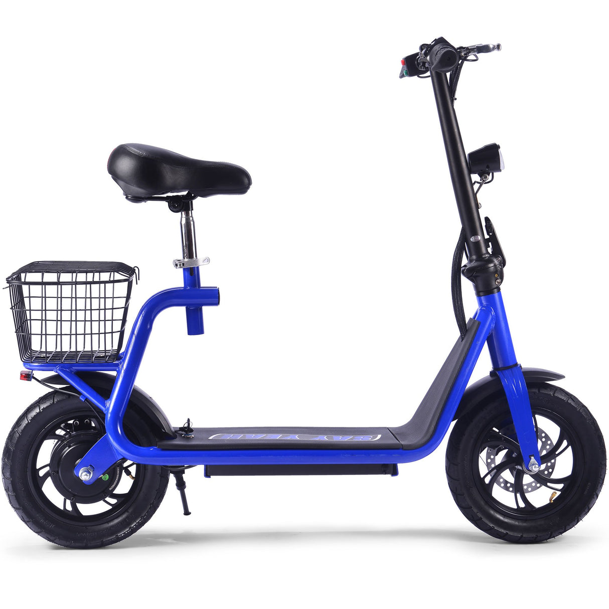 MotoTec - Metro 36v 500w Electric Scooter, Lithium Battery - Blue