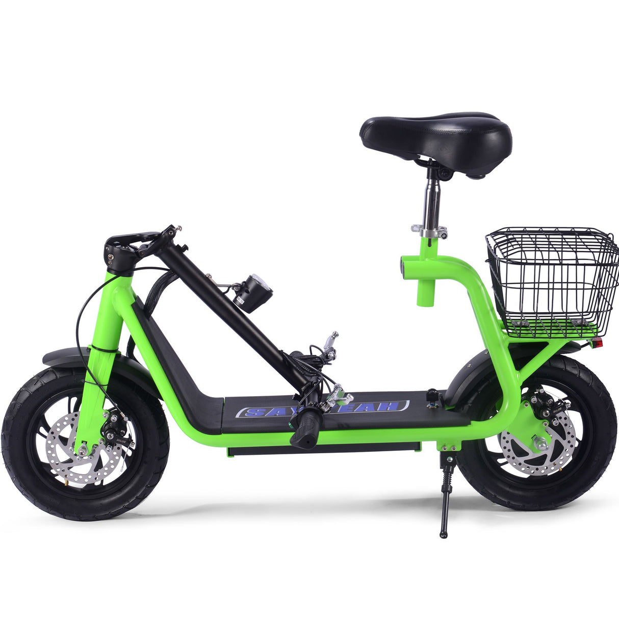 MotoTec - Metro 36v 500w Electric Scooter, Lithium Battery - Green