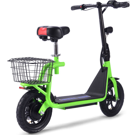 MotoTec - Metro 36v 500w Electric Scooter, Lithium Battery - Green