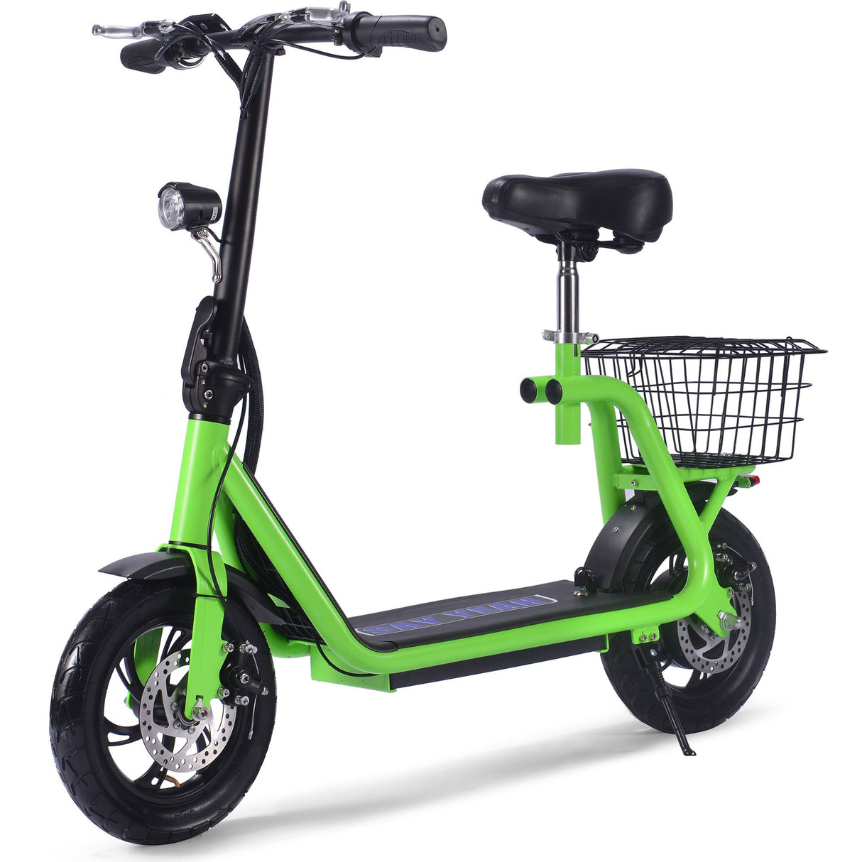 MotoTec - Metro 36v 500w Electric Scooter, Lithium Battery - Green