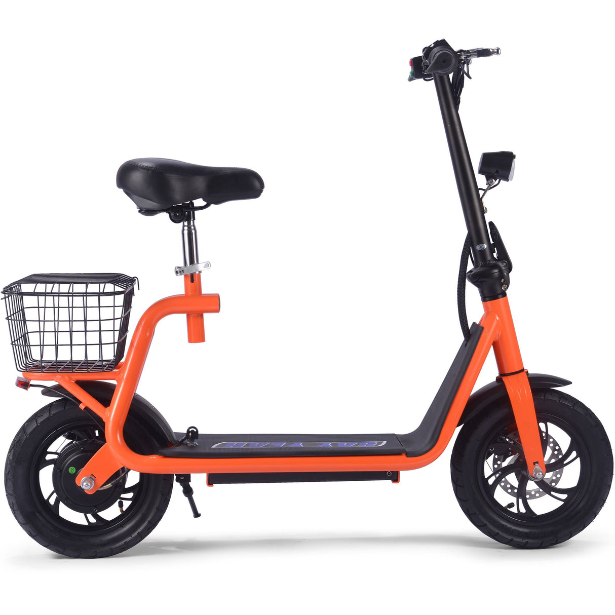 MotoTec - Metro 36v 500w Electric Scooter, Lithium Battery - Orange