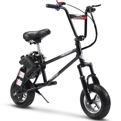 MotoTec 49cc Gas Mini Bike V2 - Black