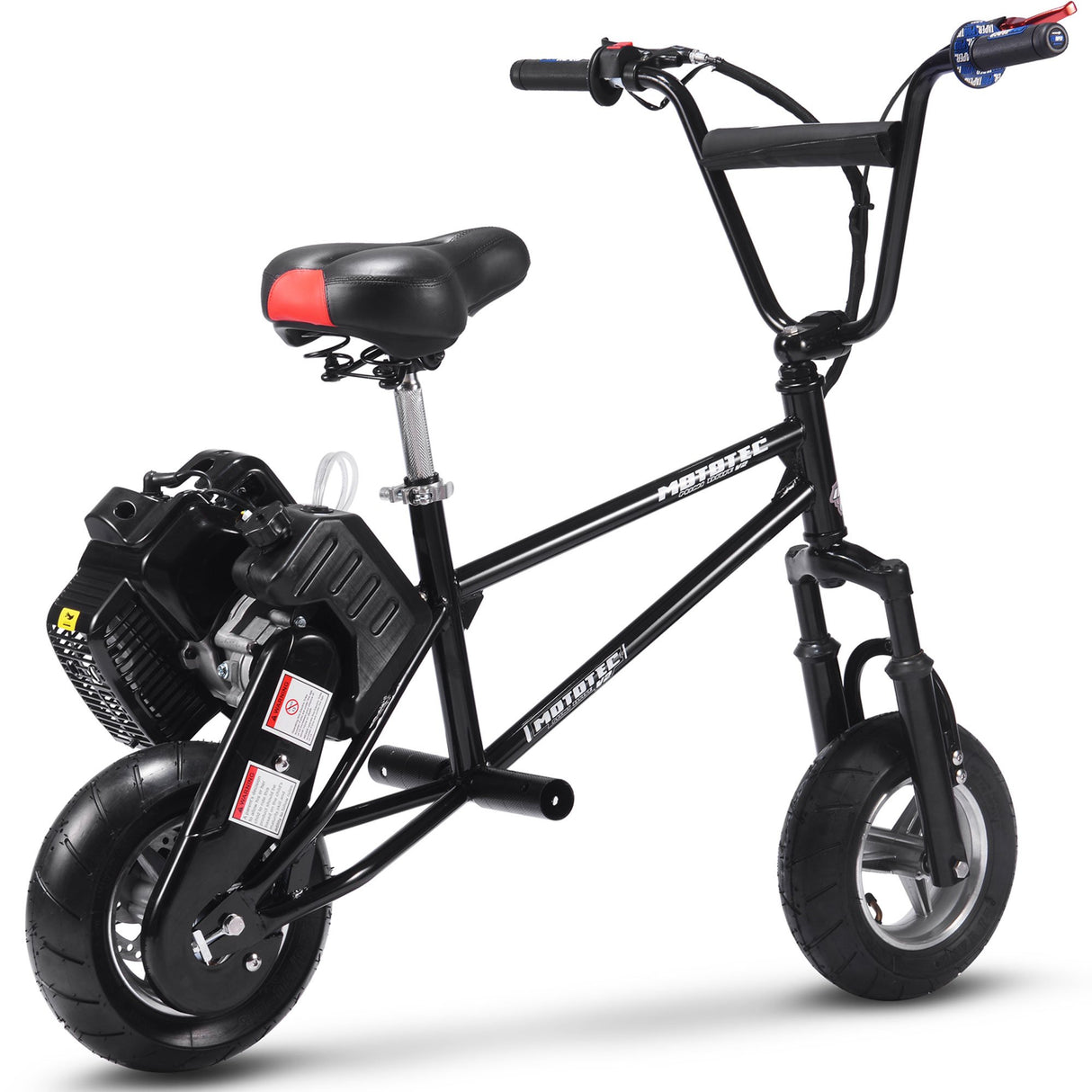 MotoTec 49cc Gas Mini Bike V2 - Black