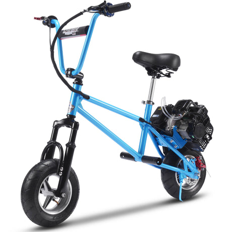 MotoTec 49cc Gas Mini Bike V2 - Blue