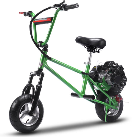 MotoTec 49cc Gas Mini Bike V2 - Green