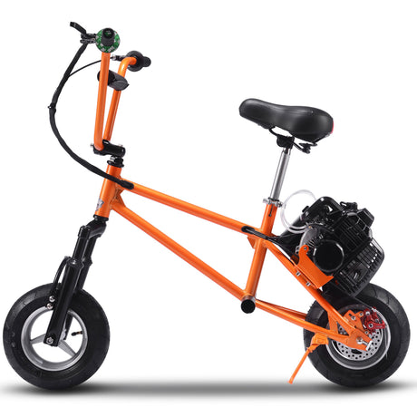 MotoTec 49cc Gas Mini Bike V2 - Orange