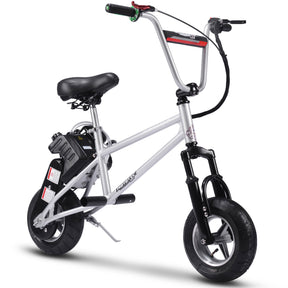 MotoTec 49cc Gas Mini Bike V2 - Silver