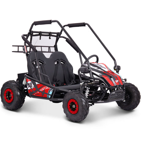 MotoTec Mud XL 60v 2000w Electric Go Kart Full Suspension - Red