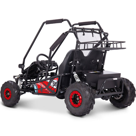 MotoTec Mud XL 60v 2000w Electric Go Kart Full Suspension - Red