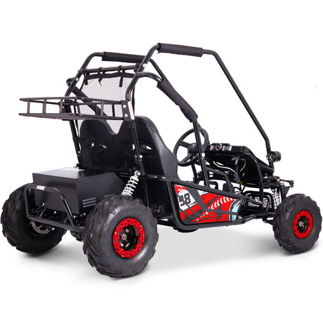 MotoTec Mud XL 60v 2000w Electric Go Kart Full Suspension - Red