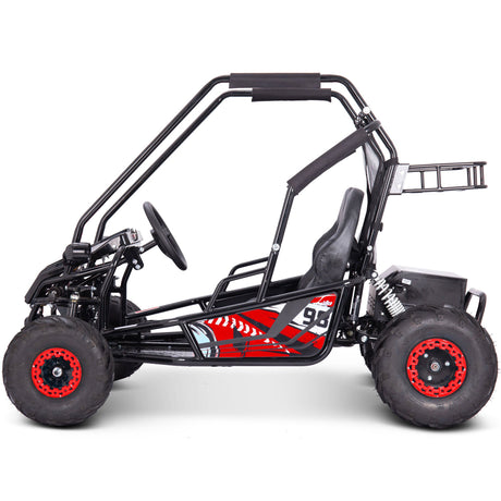 MotoTec Mud XL 60v 2000w Electric Go Kart Full Suspension - Red