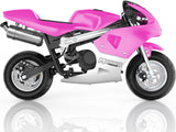 MotoTec Phantom Gas Pocket Bike 49cc 2-Stroke - Pink