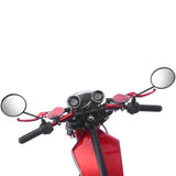 MotoTec Raven 60v 30ah 2500w Lithium Electric Scooter - Red