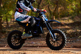 MotoTec Thunder 50cc 2-Stroke Kids Gas Dirt Bike - Green