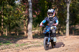 MotoTec Thunder 50cc 2-Stroke Kids Gas Dirt Bike - Green