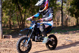 MotoTec Thunder 50cc 2-Stroke Kids Gas Dirt Bike - Green
