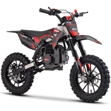 MotoTec - Thunder 50cc 2-Stroke Kids Gas Dirt Bike Red