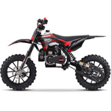 MotoTec Thunder 50cc 2-Stroke Kids Gas Dirt Bike - Red